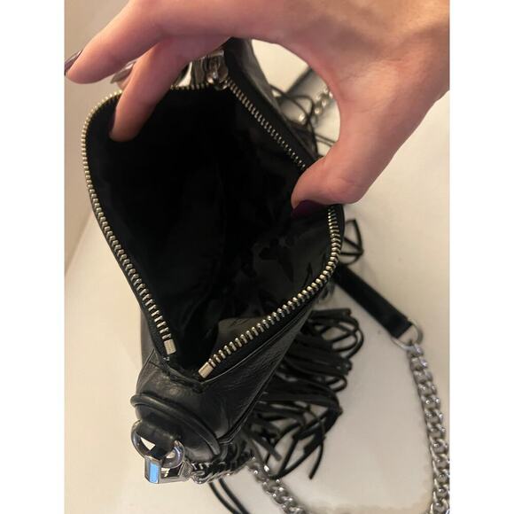 Rebecca Minkoff Black Fringe Purse - Picture 5 of 5